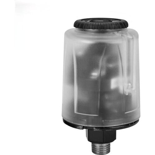 Transparent Water Pump Pressure Switch 3/8" Internal Thread and 1/4" Malel Thread Adjustable Household Booster Pump Spare Parts