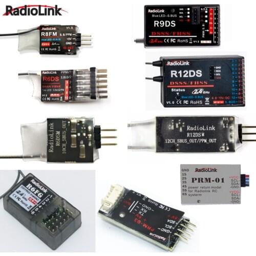 Radiolink R12DSM R12DS R9DS R8FM R6DSM R6DS R6FG R7FG Rc Receiver 2.4G Signal for RC Transmitter