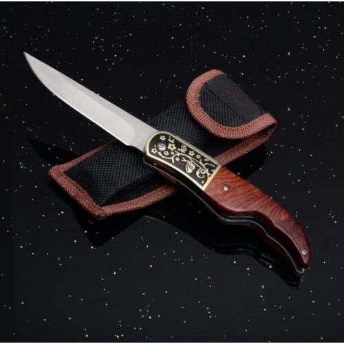 New 58HRC Damascus steel Knife 57HRC Steel 7Cr15 Blade Folding Pocket Tactical Survival Camping Knives EDC Tools Tactical Knifes