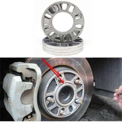 2 Pieces Universal Car Aluminum 3mm 5mm 8mm 10mm Wheel Spacer Shims Plate 4 5 STUD For 4x100 4x114.3 5x100 5x108 5x114.3 5x120
