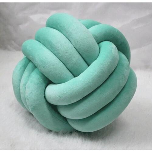 Denmark Style Knitting Ball Fluffy Cushion Pillow Living Room Bedroom Bed Head Backrest Pillows Decorative Household Supplies