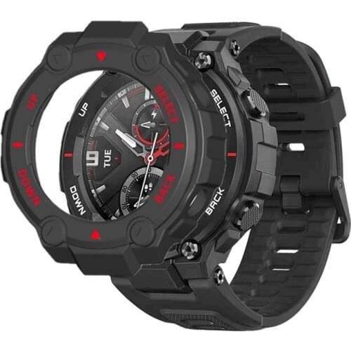 Correa PC Protector Cover Case For Xiaomi Amazfit T-Rex Smartwatch Protective Shell Frame For Huami Amazfit Trex Pro Edge Bumper