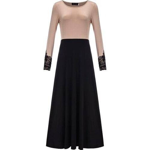 Women Long Fashion Summer Casual Long Sleeved Muslim Abaya Muslim Robe Ethnic Embroidery Robe