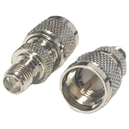 1pc SMA female jack switch MINI UHF Male Plug RF Coax Adapter convertor Straight Nickelplated NEW wholesale