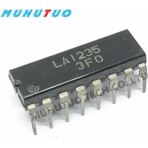 10PCS LA1235 Direct plug DIP16 FM IF amplifier system IC block circuit chip