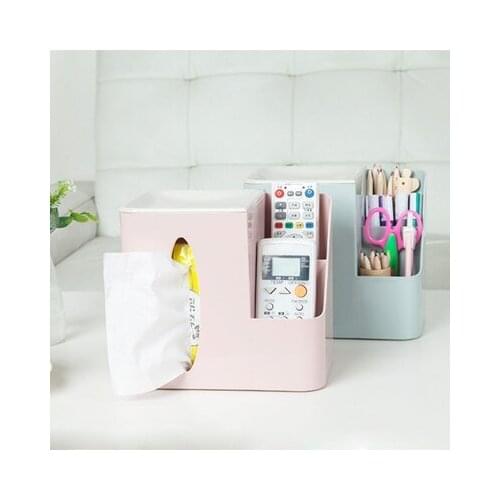 BF040 Creative Home Furnishing multi-function desktop box Doug sundries box tissue box 19*12*17cm Free shipping