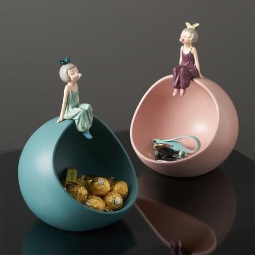 Room Decoration Nordic Home Decoration Decoration Bubble Girl Storage Box Sundries Storage Desktop Decoration Accessories