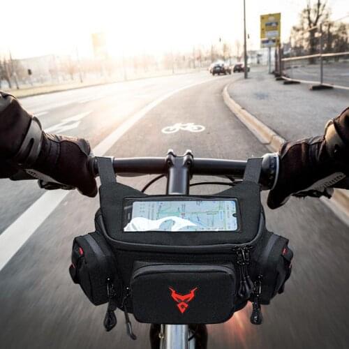 Touch Screen Motorcycle Bag Waterproof Motorcycle Navigation Bag Motocross Fuel Tank Bag Bicycle Head Bag Scooter Front Bag