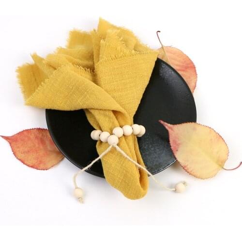 Set OF 6 Cotton Decoupage Napkins Fabric Reusable Comfortable Various Size Custom For Kitchen Dining Wedding Everyday Use