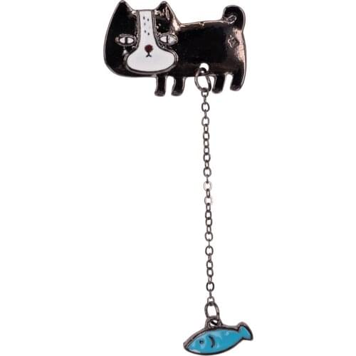 OTOKODESIGN Brooches With Cats For Clothes