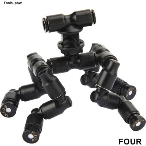 Reptiles Fogger Mist Sprinkler Rainforest Tank 360 Adjustable Aquarium Aquatic Pet Cooling System Fish Tank Air Equipment 1/2/4