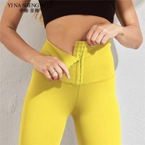 Yoga Pants Stretchy Leggings High Waist Compression Tights Sports Pants Push Up Running Women Gym Fitness Leggings Activewear