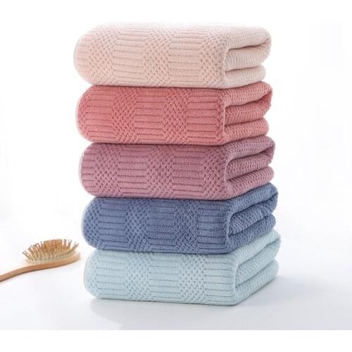 Jivetulu Super Absorbent Large Towel Face Bath Towel Soft Microfiber Towel Bathroom Towels Comfortable Beach Towels for Adults
