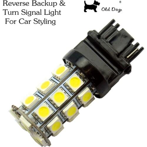 T25 3157 Led Car High Power 27SMD 5050 Rear Brake lamp Bulbs Turn Signal Car Light Source 12V Car styling free shipping