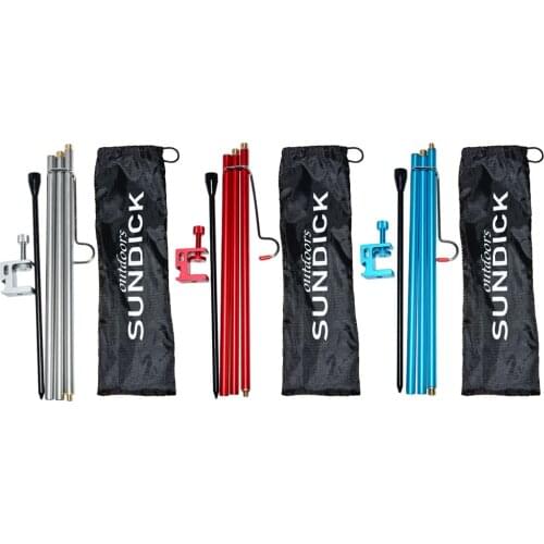 Telescopic Mini Foldable Lamp Rod Portable Tent Pole Light Holder Hook for Fishing Outdoor Camping Fishing Lantern Holder Pole