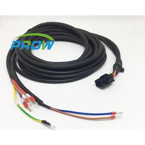 For Delta for Schneider servo motor power brake wire VW3M5112R30 R50 motor cable signal line MR-PWS1CBL3M-A1-L 5M 10M-A1-L