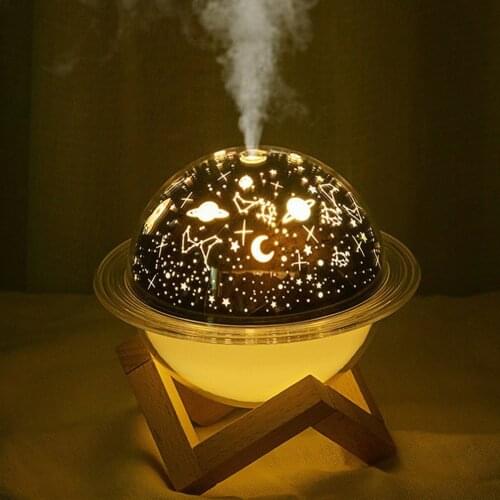 Humidifier Planet humidifier with light household aroma diffuser night light 200ml Automatic power-off usb humidifier