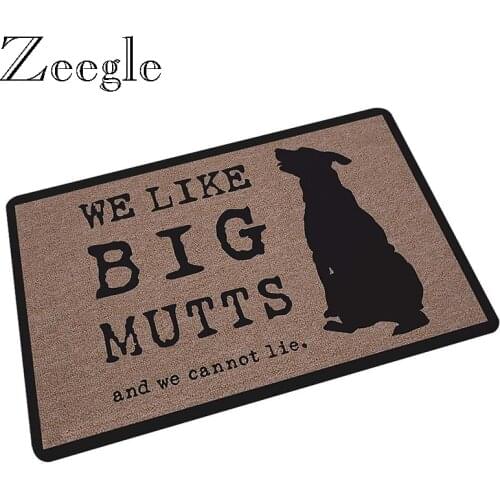 Zeegle Funny Doormat Outdoor Carpet Living Room Rug Kids Room Mats Non-slip Table Chair Floor Mats Kitchen Rug Bathroom Foot Mat