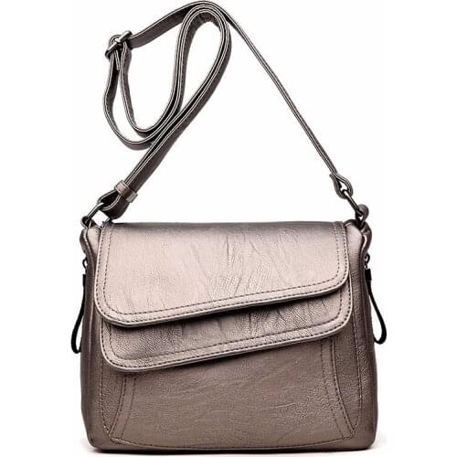 Crossbody Bags For Women Leather Handbags High Quality Sac A Main Female Leather Shoulder Bag Vintage Leather Messenger Bag Sac