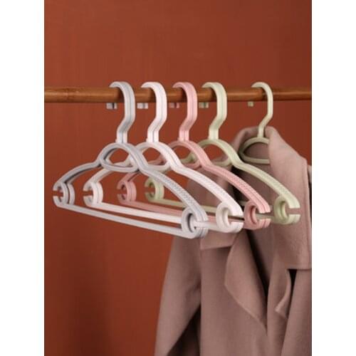 10pcs/lot 41cm Household Plastic Clothes Hangers Thickened Anti-skid Drying Rack Seamless Clothing Hanging