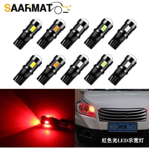 10x T10 W5W/194 6SMD Wedge Turn Side Bulbs Car Interior Lights For Suzuki Swift Grand Vitara SX4 Alto Ertiga Escudo Samurai