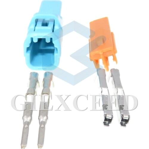 2 Sets 2 Pin 6098-3857 Female Male Socket With Terminal 6098-3853 1.2 Series Auto Electrical Wiring Harness Connector
