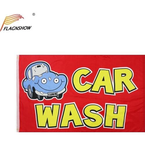 3x5 Ft Car Wash Flag Advertising Opening Business Banner Flags