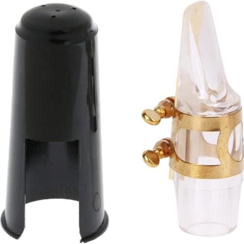Alto Saxophone Mouthpiece Kit Mouthpiece+Mouthpiece Cap+Clip+Reed