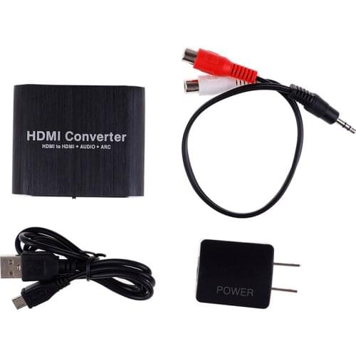 Compatible With HDMI 2.0 Audio Extractor 5.1 ARC HDMI Audio Extractor Splitter HDMI To Audio Extractor Optical TOSLINK SPDIF