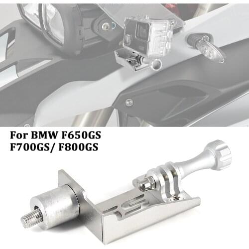 For BMW F650GS F700GS F800GS F 700 800 GS Motorcycle Holder Cam Camera Driving Recorder Bracket Front Camera Mount CamRack