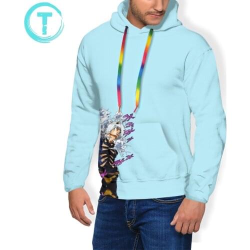 Jojos Bizarre Adventure Hoodie Weather Report Hoodies Streetwear Polyester Pullover Hoodie Mens Warm Hoodies