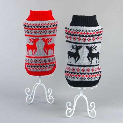 ETHIN cute dog cat pet christmas clothes puppy Sweater vest pet clothing dogs autumn winter wholesale knitting crochet clothing
