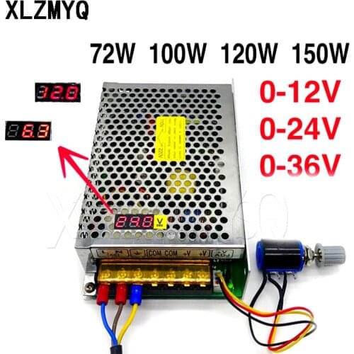 2A 4A 6A 10A Digital Display AC 220V 110V to DC 12V 24V 36V 150W Adjustable Transformer Switching Power Supply LED Driver