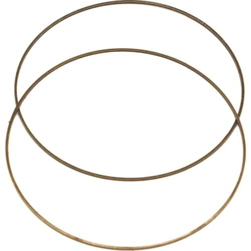 50 PCS 80mm Metal Copper Round Circle Connectors Raw Brass Antique Bronze Silver Color Tone DIY Jewelry Accessories