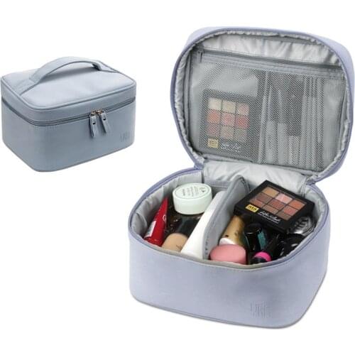 Multifunction Cosmetic Bag Travel Portable Make Up Organizer High Capacity Toiletry Storage Pouch Beautician Supplies Accessory