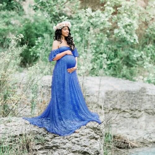 Кружевные платья для беременных QIANYUER China At AliExpress