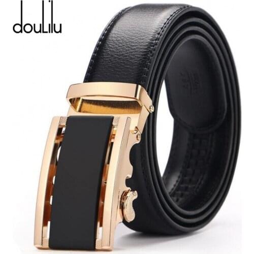 Mens Belts Luxury Automatic Buckle Genune Leather Designer Strap Black Brown for Mens Waist Belt Designers Brand High Quality