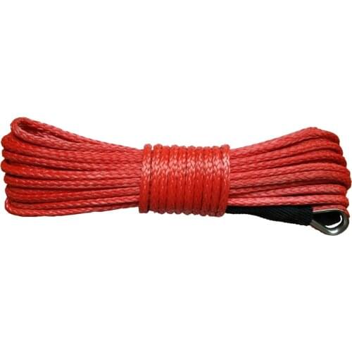 10mm x 30m 3/8" x 100' synthetic uhmwpe winch rope / line for car accessories