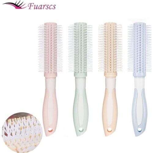 Spiral Plastic Roller Curly Hair Comb Hair care massage scalp Hairbrush Solve Dry Frizz Dressing Professional Salon Barber Comb