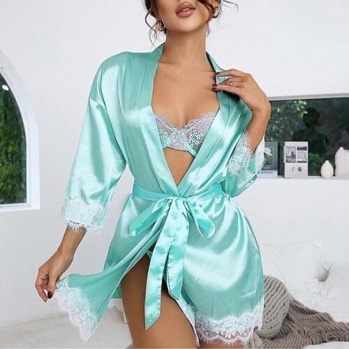 SZYADEOU Women's Silk Robes