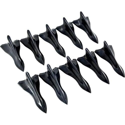 Universal Rear Roof Shark Fin Spoiler Shark Fin Diffuser Vortex Generator Car Roof Spoiler Bumper