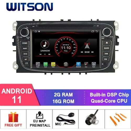 WITSON Android 11 Car Multimedia Player For FORD MONDEO/FOCUS(2008)/S-MAX Car Multimedia Player Stereo AutoAudio GPS Navigation