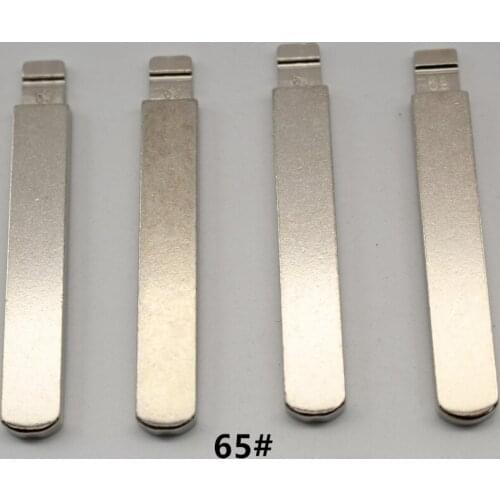 XIEAILI OEM 30Pcs 65# Metal Uncut Flip KD Remote Key Blade For Subaru K43