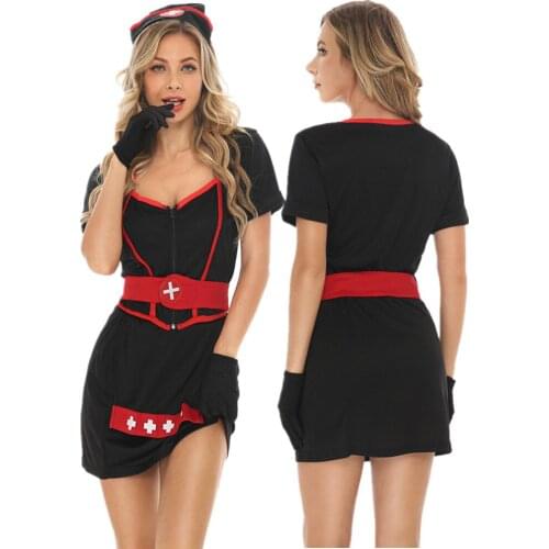 Sexy Nurse Uniform Game Doctor Cosplay Role-playing Costume Dress Sexy Temptation Outfit Stage Performance Set