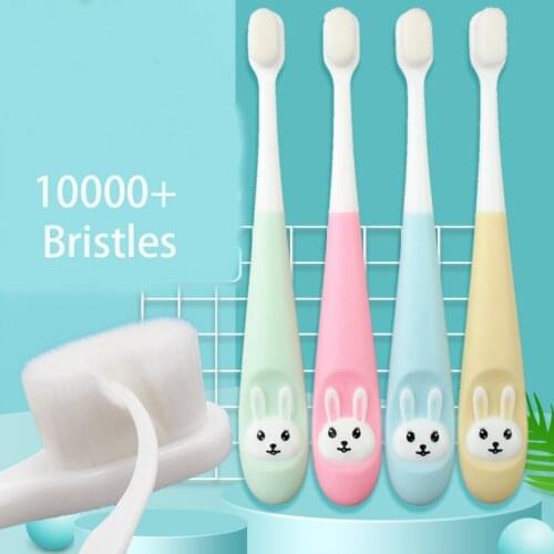 1PC Ultra-fine Soft Children Toothbrush Million Nano Bristle Kids Tooth Brush Teeth Deep Cleaning Dental Oral Care Brush
