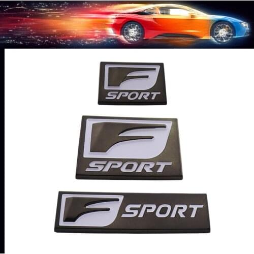 3D Premium F Sport Hood Fender trunk Rear Bonnet Decal Emblem Badge Sticker for IS200T IS250 RX300 NX RX GS RX330 RX350 CT200