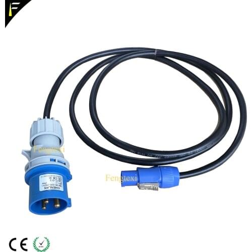 Stage Disco Light Fitting Adapter CEE Blue on Power Twist Power 3XLR Cable 2m5m10m Power Conversion Cable
