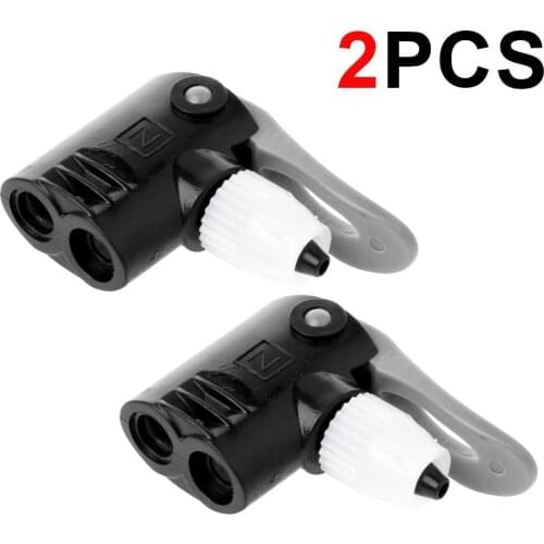 Bicycle Pump Nozzle Hose Adapter Double Head Pumping Parts Accessories A/V Schrader/Presta Valve Converter Bike 30P
