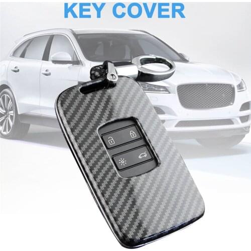 Car Key Case Fob Bag Holder ABS Hard Shell Cover Parts Fit For Renault Koleos 2017-2019 Kadjar Megane For Car Key Accessories