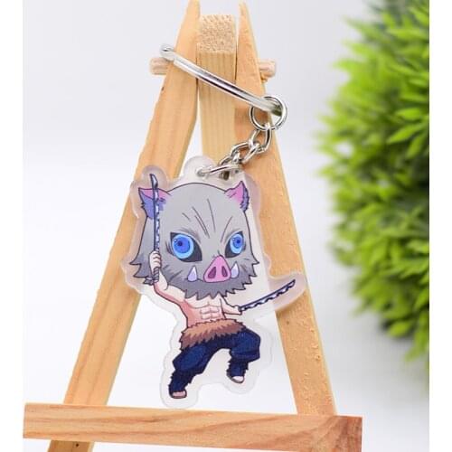 Demon Slayer Keychain Anime Kimetsu no Yaiba Keyring WL0428